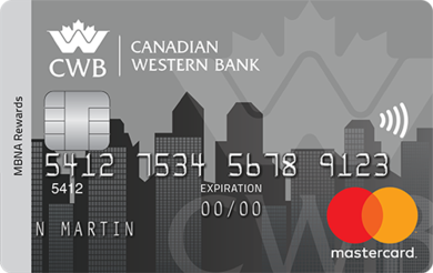 The Canadian Western Bank MBNA Rewards Mastercard® Credit Card