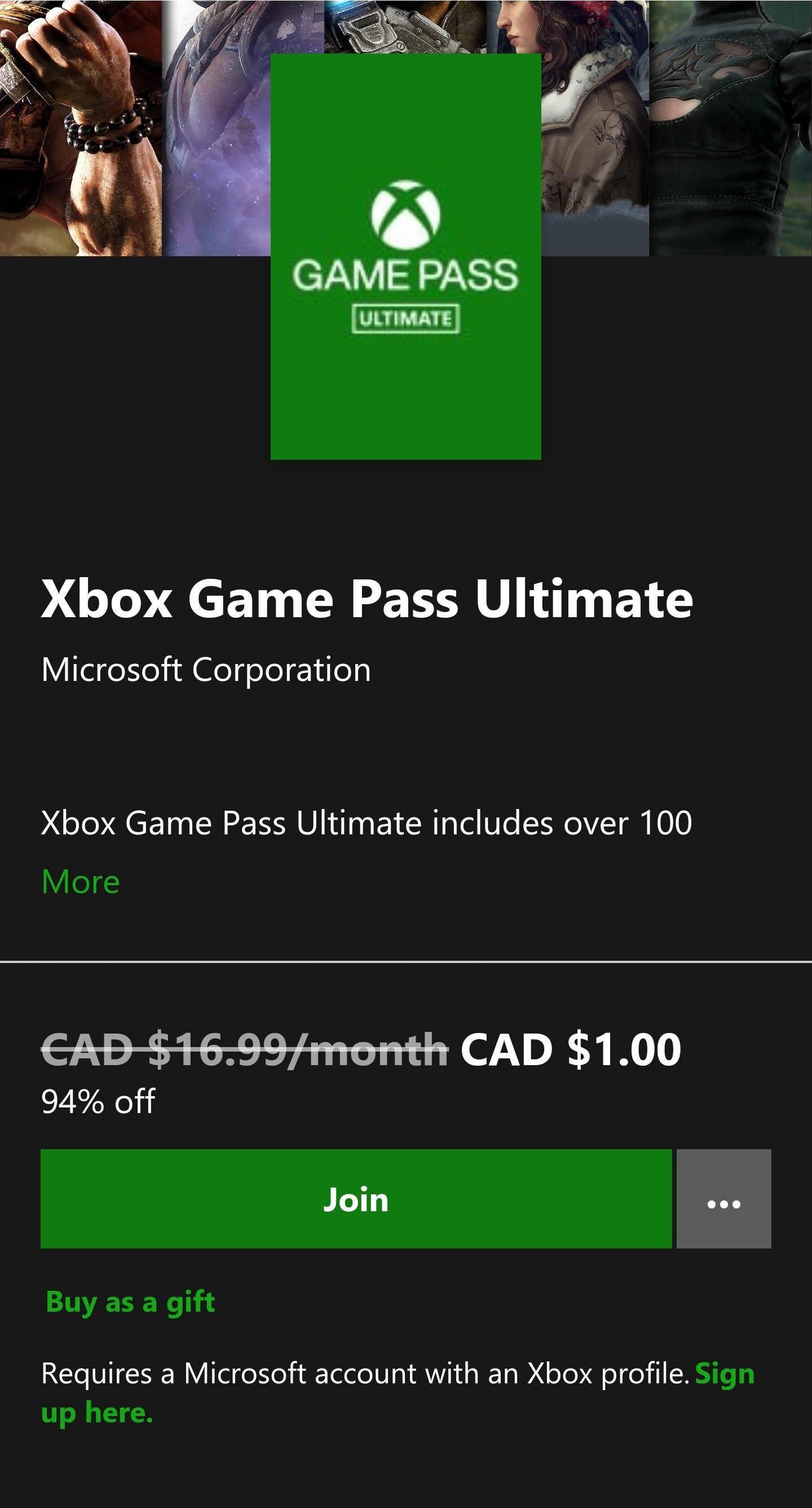 xbox game pass ultimate store