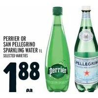 Perrier Or San Pellegrino Sparkling Water