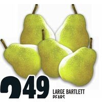Large Bartlett Pears