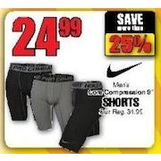 Nike Men's Core Compression Shorts - $24.99 (25% Off)