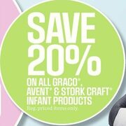 All Graco, Avent, and Stork Craft Infant Products - 20% Off