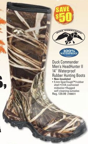 rubber hunting boots bass pro