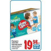 Pampers Club Size Training Pants - $19.98 ($13.01 off)