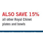 All Other Royal Chinet Plates and Bowls - 15% off