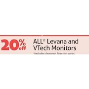All Levana And VTech Monitors - 20% off