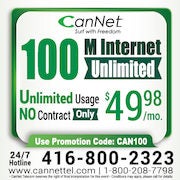 100M Unlimited Cable Internet at ONLY $49.98/month