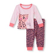 Baby And Toddler Girls Long Sleeve 'mommy's Pretty Kitty' Top And Pants Pj Set - $7.60 ($12.35 Off)