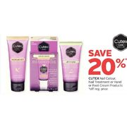 Cutex Nail Colour, Nail Treatment Or Hand Or Foot Cream Products - 20% off