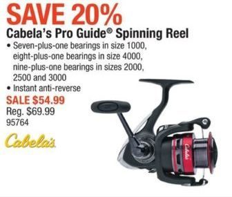 Cabelas: Cabela's Pro Guide Spinning Reel 