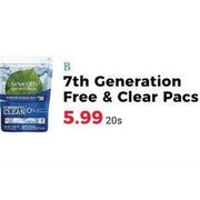 7 Th Generation Free & Clear Pacs  - $5.99/20 s