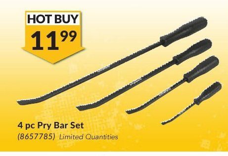 Princess Auto Pry Bar Set RedFlagDeals