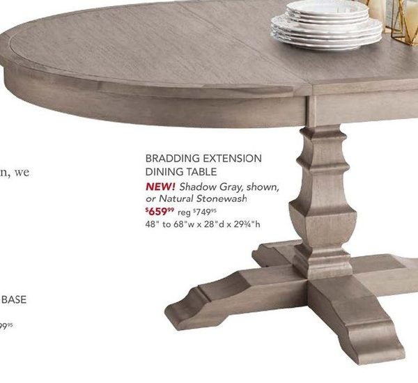 Bradding Extension Dining Table, Bradding Dining Table