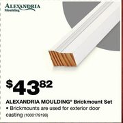 Alexandria Moulding Brickmount Set - $43.82