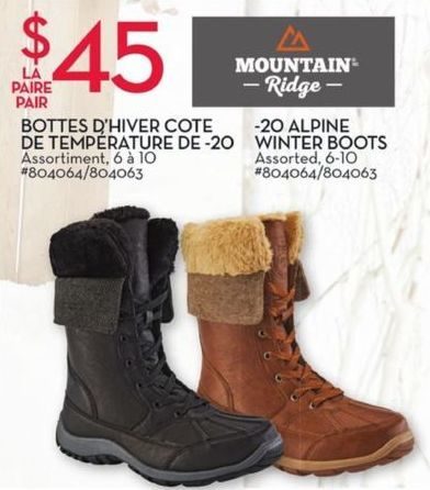 mountain ridge winter boots