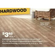 5" x 1/2" Miramonte Engineered Birch Handscraped Hardwood Flooring - $3.48/sq.ft