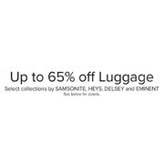 Select Luggages by Samsonite, Heys, Delsey, and Eminent - Up to 65% off