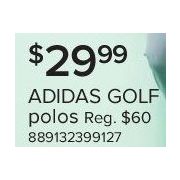 Adidas Golf Polos - $29.99