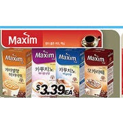 Maxim Caramel/Macchiato/Cappuccino/Vanilla/Mocha Latte  - $3.39