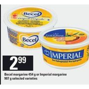 Becel Margarine or Imperial Margarine - $2.99
