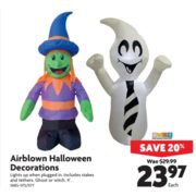 Airblown Halloween Decorations - $23.97 (20% Off)