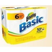 Bounty Basic Paper Towels - $5.49/with coupon ($1.00 off)
