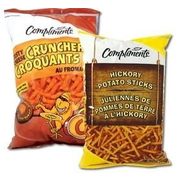 Compliments Cheese Stick Or Crunchers Or Hickory Potato Sticks - $2.00