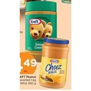 Kraft Peanut Butter Or Cheez Whiz - $4.49