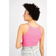 Womens Halter Neck Cropped Ribbed Tank - $3.00 ($6.99 Off)
