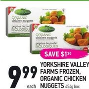 Yorkshire Valley Farms Frozen, Organic Chicken Nuggets - $9.99 ($1.30 off)
