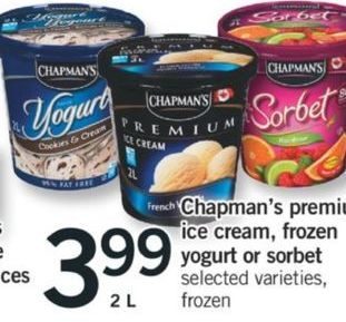 Chapman's Products - Ice Cream, Frozen Yogurt, Sorbet & More