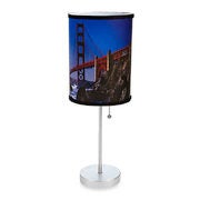 Golden Gate Bridge Table Lamp With Silver Finish Base - $23.99 ($14.00 Off)