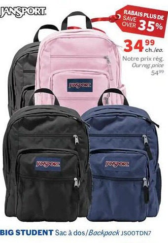 sac a dos jansport big student