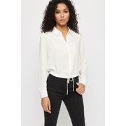 Button Down Shirt With Drawstring - Final Sale - $14.00 ($6.00 Off)