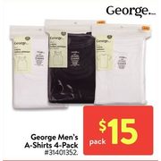 George Men's A-Shirts - $15.00/pack