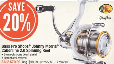 Johnny Morris Carbonlite Fishing Rods Reels Bass Pro Shops, 56% OFF