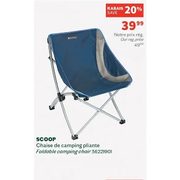 Scoop Foldable Camping Chair - $39.99 (20% off)