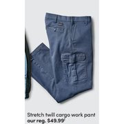 Dakota WorkPro Series Men's Stretch Twill Cargo Pants