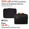 PKG Laptop Sleeves And Business Cases - From $34.99 (30% off)