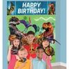 Party City Jurassic World Happy Birthday Scene Setter With Photo Booth Props - $9.99