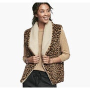 Reversible Animal-print Faux-fur/sherpa Vest - $109.99 ($39.51 Off)