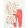 Unisex Sweatshirt, Shorts & Sweatpants 3-Piece Set For Toddler - $40.00 ($9.99 Off)