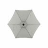 Style Selections 7.5' Market Umbrella - Beige Stripe - $59.99