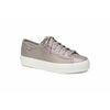 Triple Kick Grey Iridescent Leather Lace-up Platform Sneaker By Keds - $89.99 ($10.01 Off)