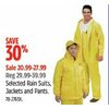 Rain Suits, Jackets And Pads - $20.99-$27.99 (30% off)