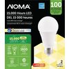 Noma A19 100W LED Bulbs  - $10.99-$11.35 (25% off)