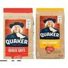 Quaker Oats  - $3.49 (Up to $2.00 off)
