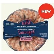 Toppits Cooked Argentinian Shrimp Ring With Sauce - $19.99 ($3.00 off)