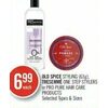 Old Spice Styling, Tresemme One Step Stylers Or Pro Pure Hair Care Products - $6.99