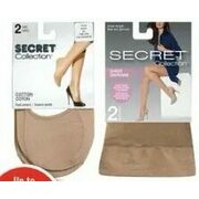 Secret Collection Knee Highs, Foot Covers Or Tights - Up to 15% off